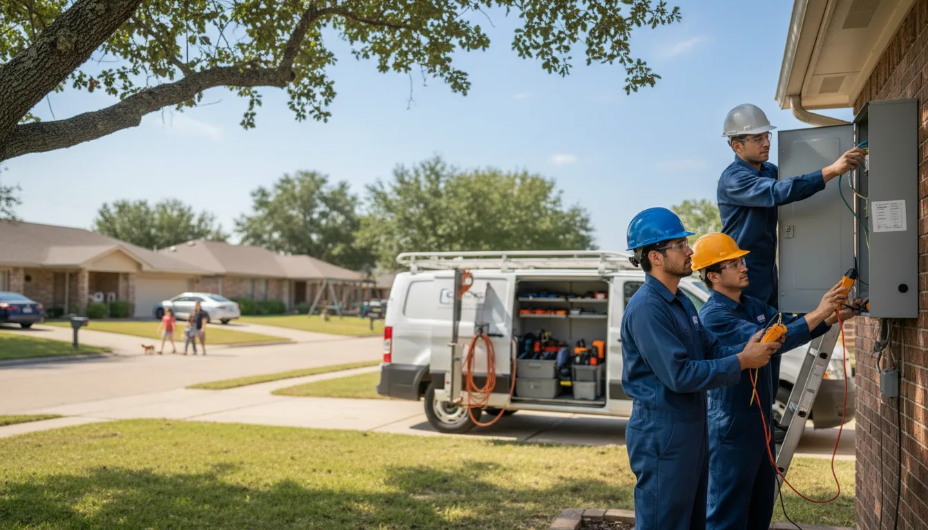 Certified electrician providing emergency electrical services in East Carondelet, IL